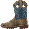 Rocky Little Kids Legacy 32 Waterproof Western Boot, Slate, M, Size 1.5 RKW0409C